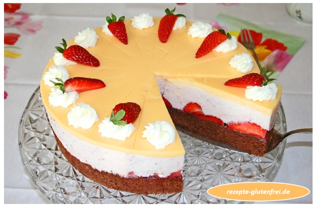Erdbeer-Eierlikör-Torte 1
