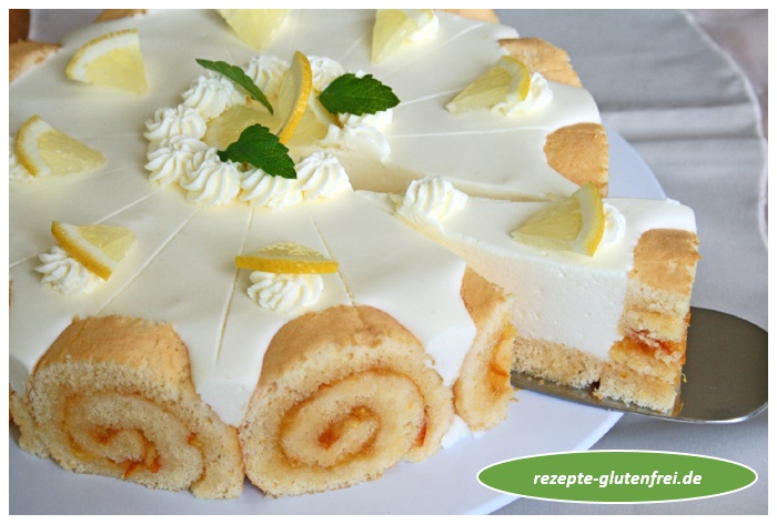 Zitronen-Buttermilch-Torte - Tanja`s glutenfreies Kochbuch