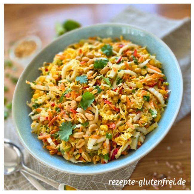 Asiatischer Chinakohl-Salat