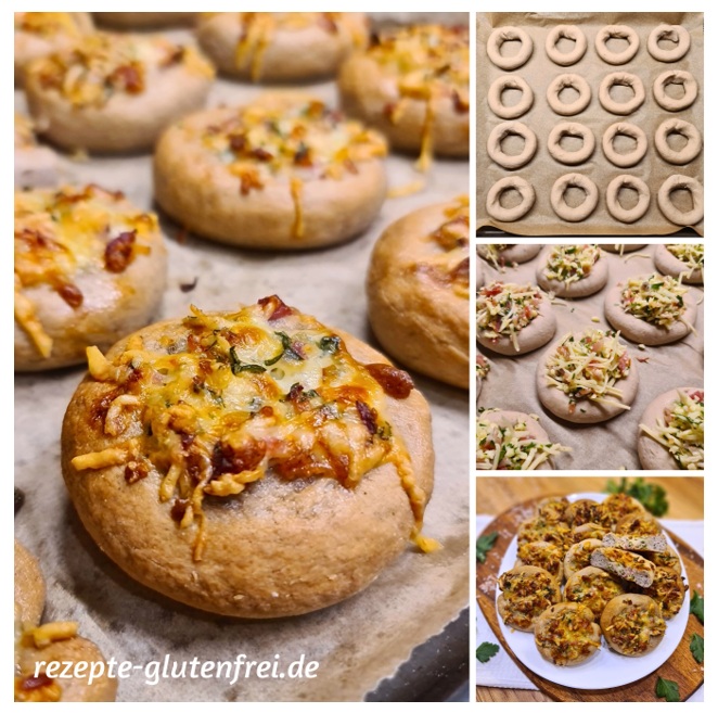 Herzhafter Brotteig-Snack