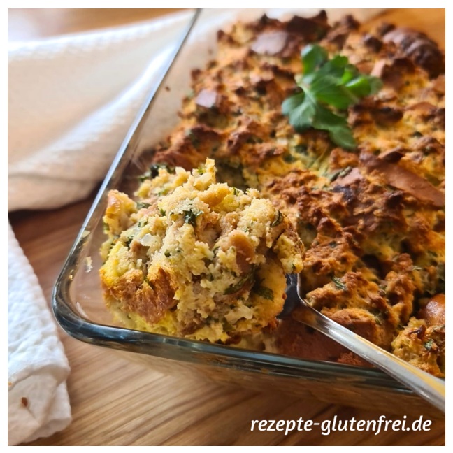 Gebackener Semmelknödel