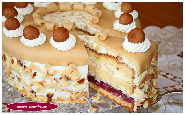 Große marzipan torte backen das Das Grosse