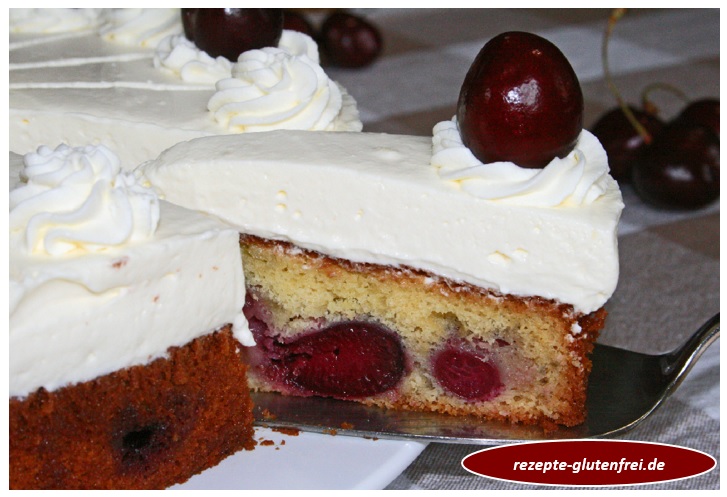 Kirsch - Schmand - Kuchen - Tanja`s glutenfreies Kochbuch