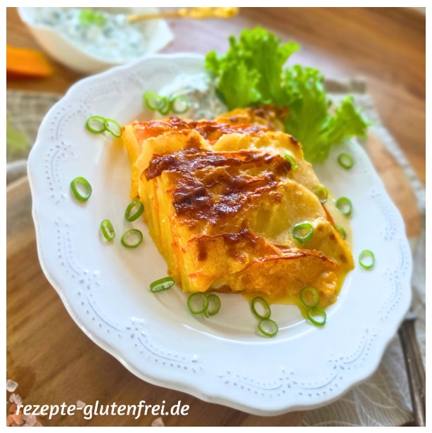 Kürbis-Kartoffel-Gratin