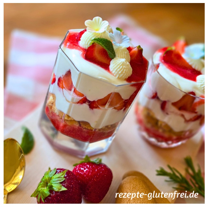 Strawberry Cheesecake im Glas